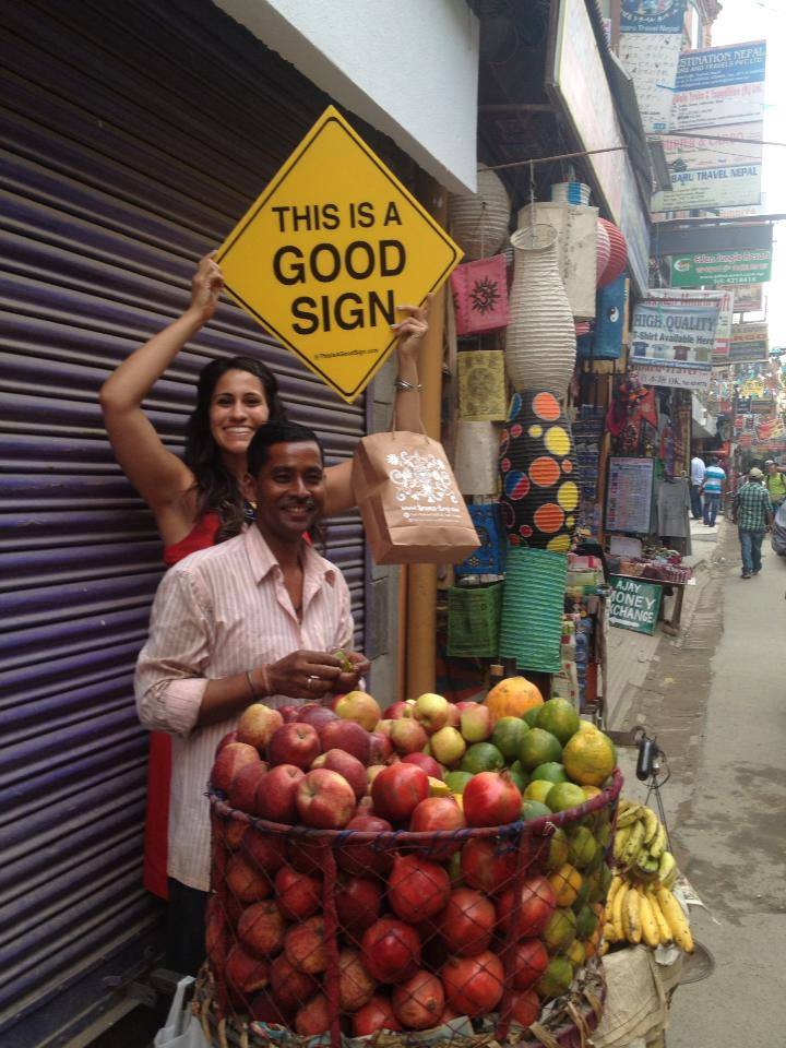 Good Sign in Nepal market