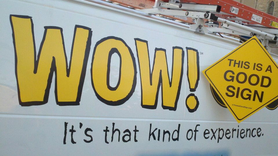 Good Sign on WOW van